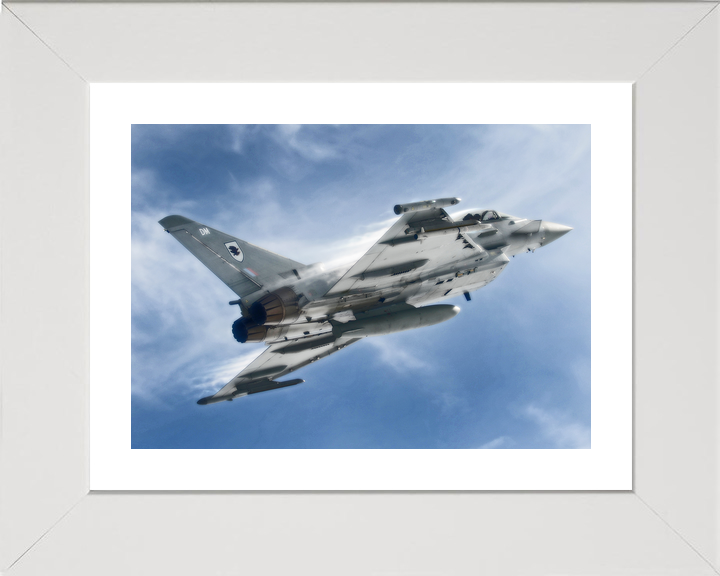 RAF 11 Squadron Typhoon Climbing With Vapour c2010