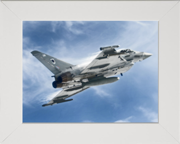 RAF 11 Squadron Typhoon Climbing With Vapour c2010