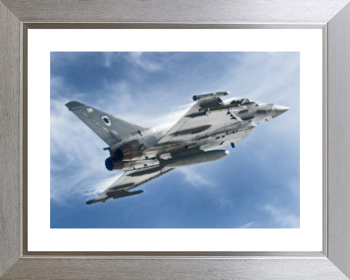 RAF 11 Squadron Typhoon Climbing With Vapour c2010