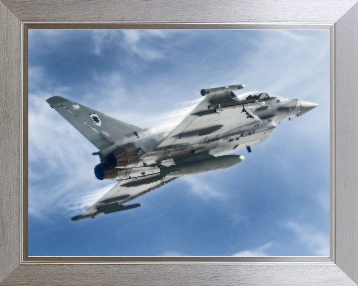 RAF 11 Squadron Typhoon Climbing With Vapour c2010