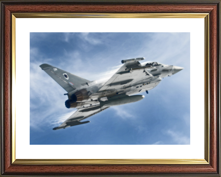 RAF 11 Squadron Typhoon Climbing With Vapour c2010