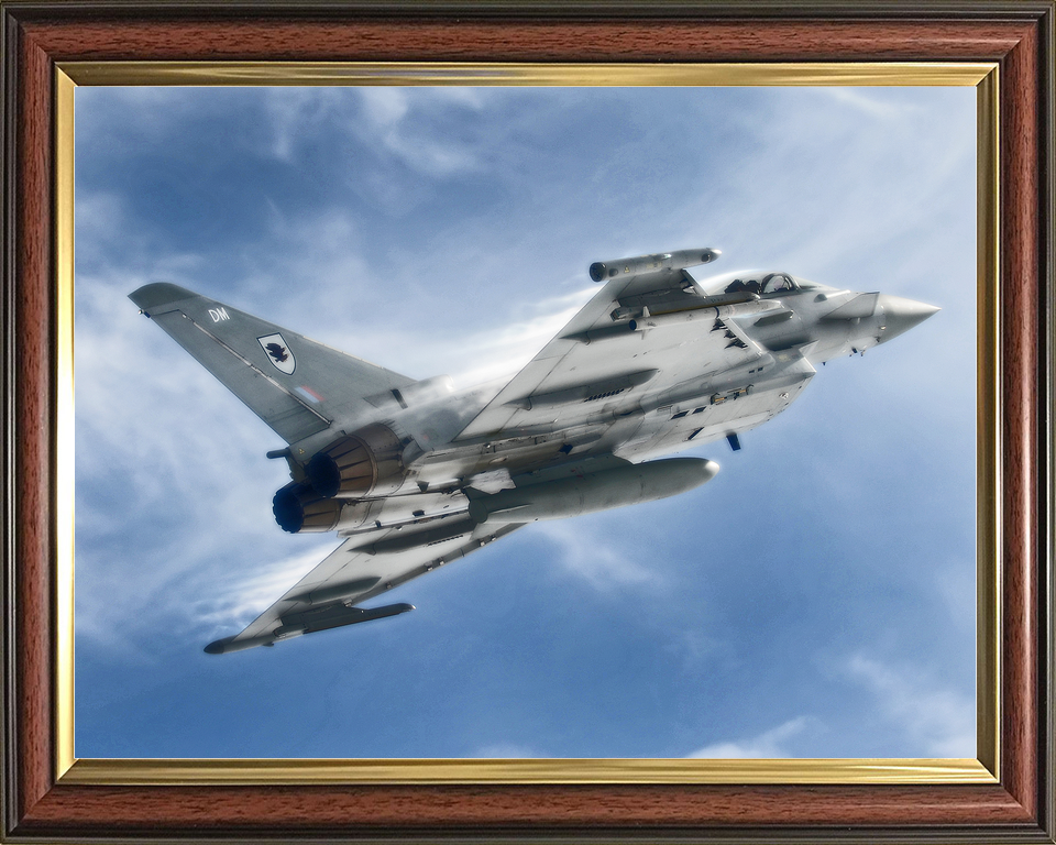 RAF 11 Squadron Typhoon Climbing With Vapour c2010
