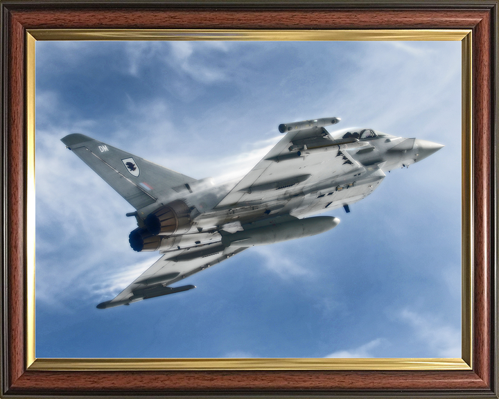 RAF 11 Squadron Typhoon Climbing With Vapour c2010