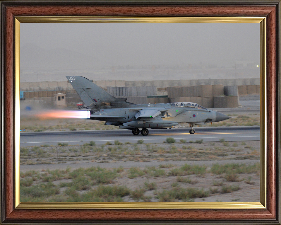 RAF 617 Squadron Tornado GR4 Take-Off Kandahar June 2011