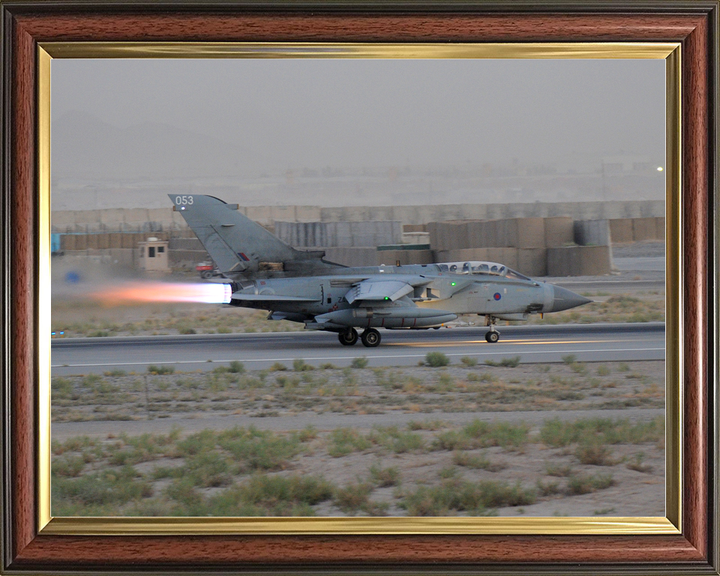 RAF 617 Squadron Tornado GR4 Take-Off Kandahar June 2011