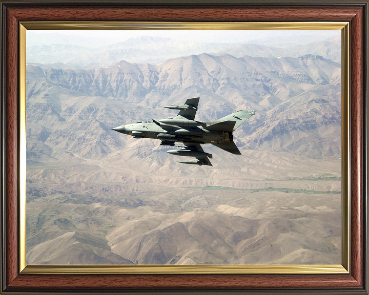 RAF Tornado GR4 042 Over Afghan Mountains August 2009