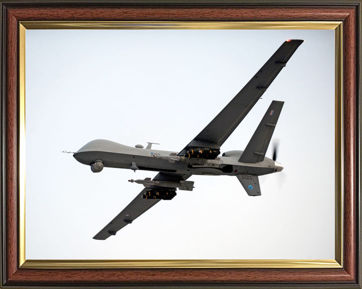 RAF Reaper Armed With Hellfire Afghanistan February 2010