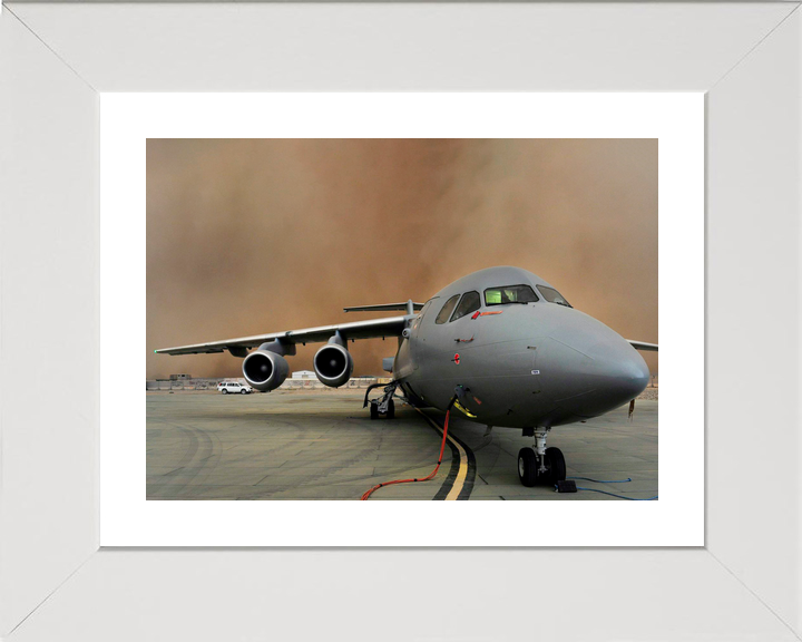 RAF 32 Squadron BAe146 C Mk3 Camp Bastion Sandstorm 2013