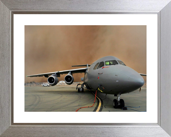RAF 32 Squadron BAe146 C Mk3 Camp Bastion Sandstorm 2013