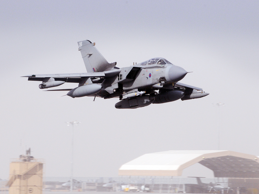 RAF Tornado GR4 136 Taking Off Middle East March 2011