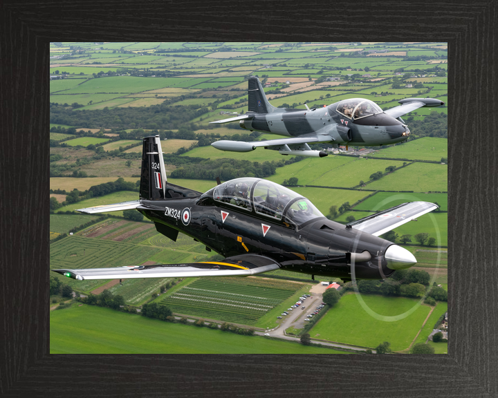 RAF 72 Squadron Texan T1 ZM324 and Strikemaster August 2023