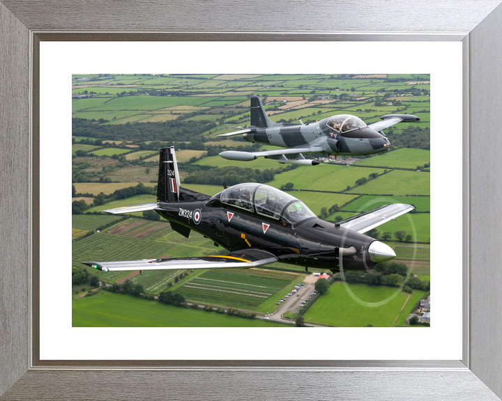RAF 72 Squadron Texan T1 ZM324 and Strikemaster August 2023