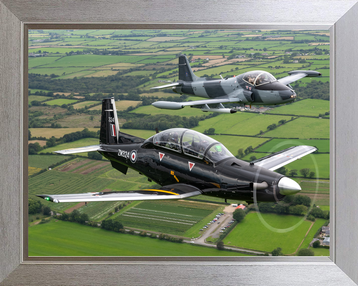 RAF 72 Squadron Texan T1 ZM324 and Strikemaster August 2023