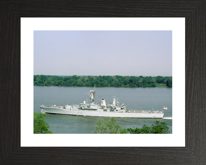 HMS Euryalus (F15) Royal Navy Leander Class Frigate Entering Harbour Photo Print Wall Art Decor - Posters, Prints, & Visual Artwork - by Hampshire Prints (image 2 of 9)