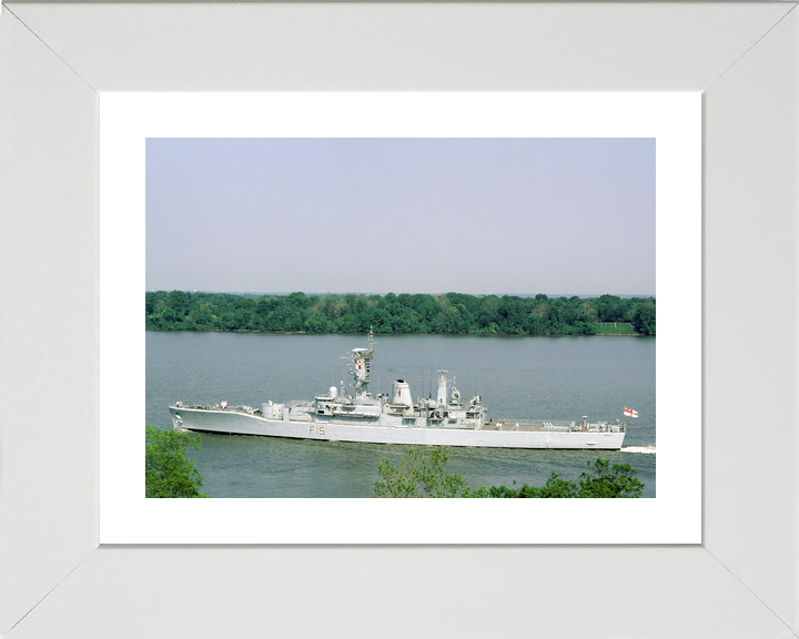 HMS Euryalus (F15) Royal Navy Leander Class Frigate Entering Harbour Photo Print Wall Art Decor - Posters, Prints, & Visual Artwork - by Hampshire Prints (image 4 of 9)