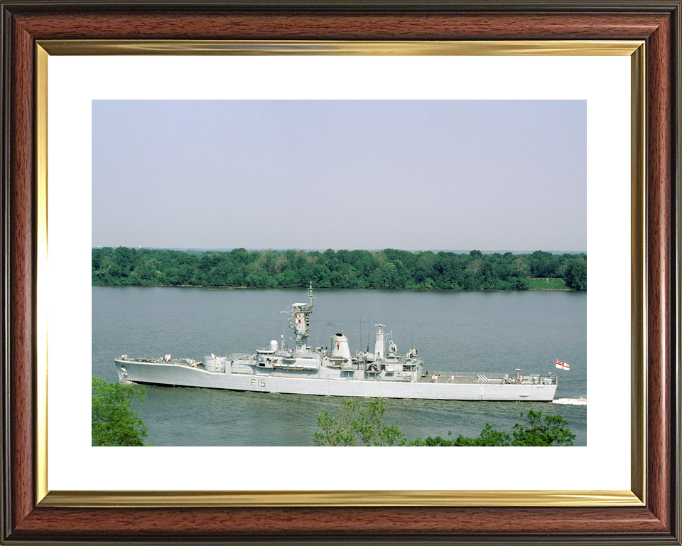 HMS Euryalus (F15) Royal Navy Leander Class Frigate Entering Harbour Photo Print Wall Art Decor - Posters, Prints, & Visual Artwork - by Hampshire Prints (image 8 of 9)