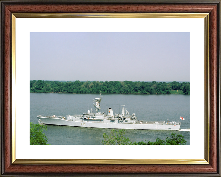 HMS Euryalus (F15) Royal Navy Leander Class Frigate Entering Harbour Photo Print Wall Art Decor - Posters, Prints, & Visual Artwork - by Hampshire Prints (image 8 of 9)