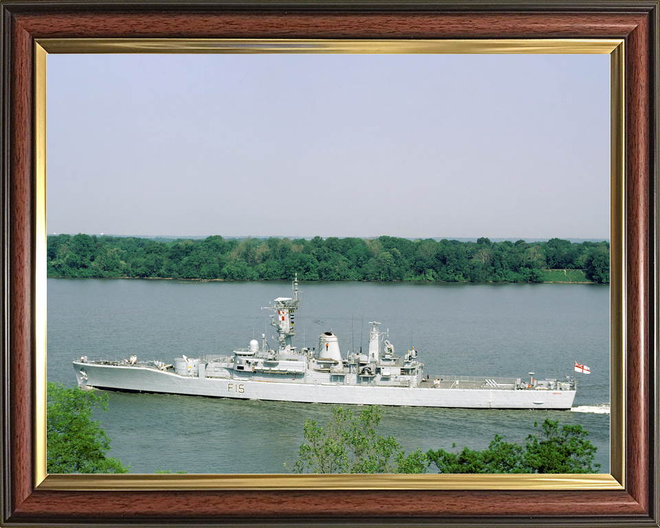 HMS Euryalus (F15) Royal Navy Leander Class Frigate Entering Harbour Photo Print Wall Art Decor - Posters, Prints, & Visual Artwork - by Hampshire Prints (image 9 of 9)