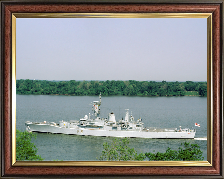 HMS Euryalus (F15) Royal Navy Leander Class Frigate Entering Harbour Photo Print Wall Art Decor - Posters, Prints, & Visual Artwork - by Hampshire Prints (image 9 of 9)