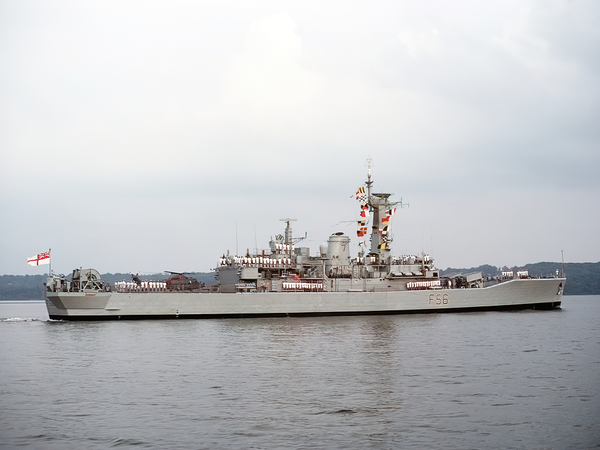 HMS Argonaut F56 Leander Class Frigate August 1985