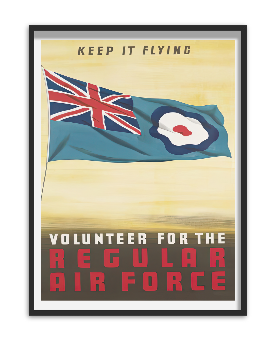 Volunteer for the regular air force | World War Two Recruitment Poster Posters, Prints, & Visual Artwork Hampshire Prints