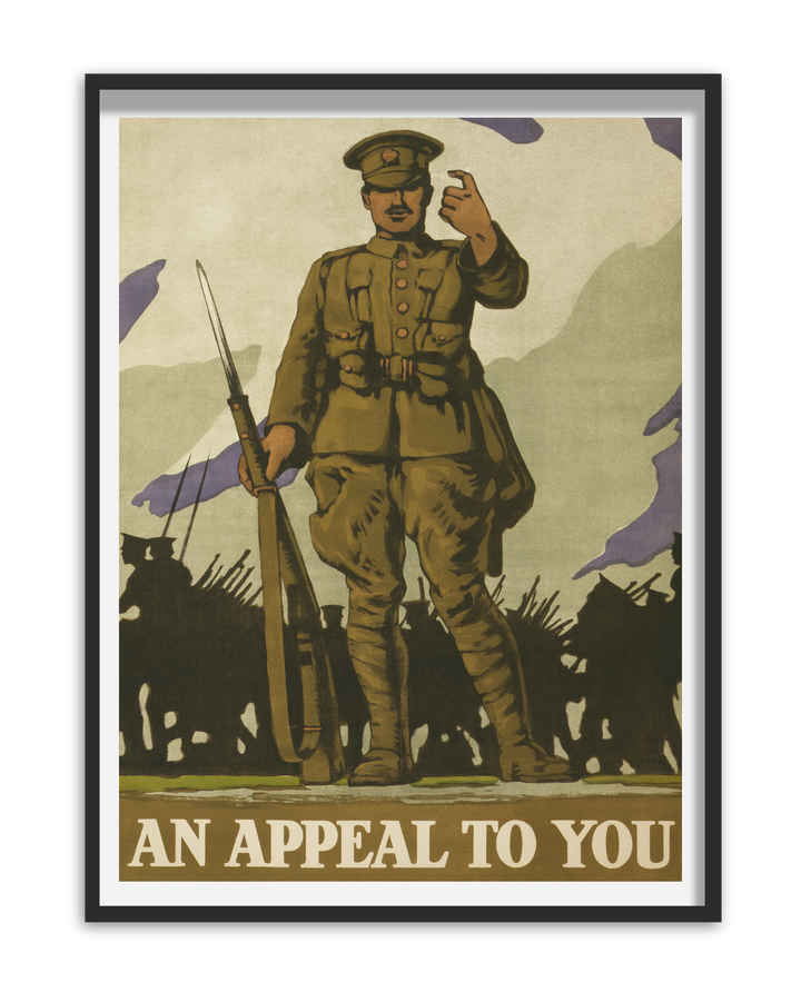An Appeal to You | World War One Recruitment Poster Posters, Prints, & Visual Artwork Hampshire Prints A5