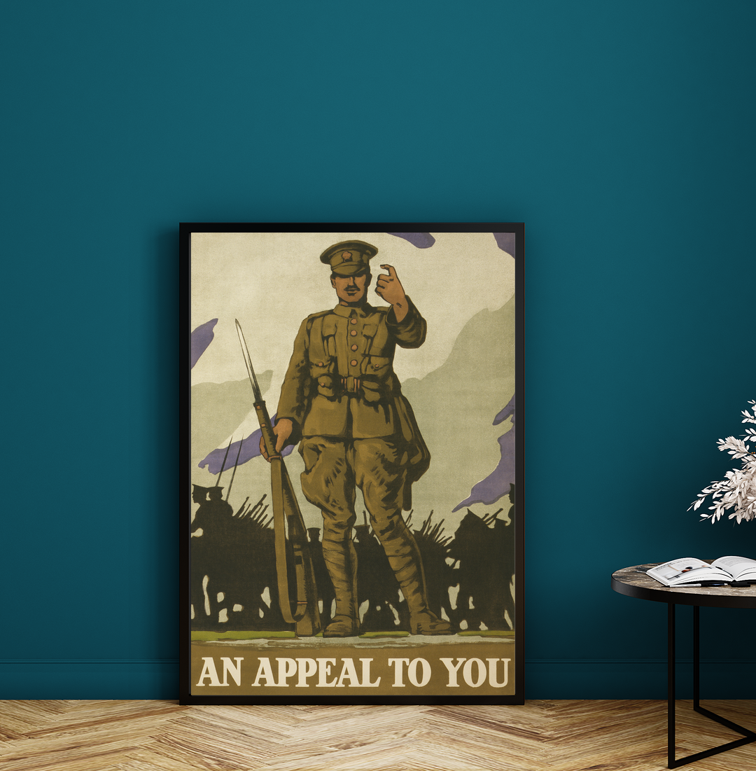 An Appeal to You | World War One Recruitment Poster Posters, Prints, & Visual Artwork Hampshire Prints A3