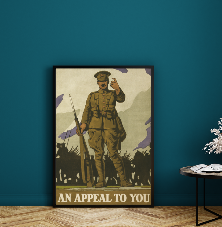 An Appeal to You | World War One Recruitment Poster Posters, Prints, & Visual Artwork Hampshire Prints A3
