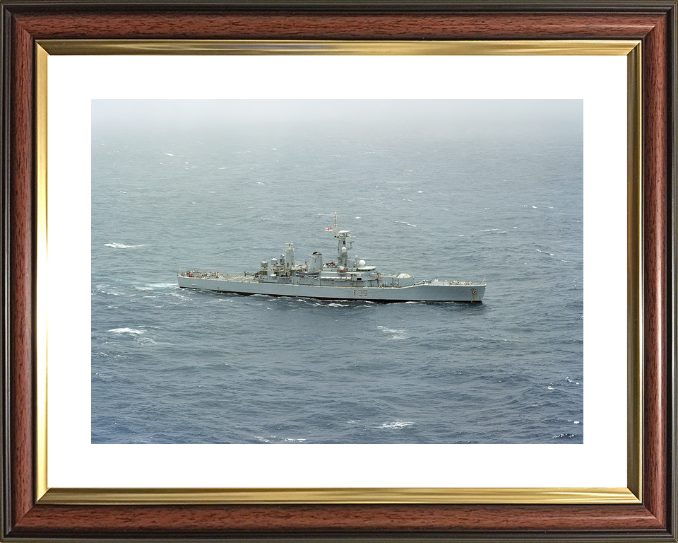 HMS Naiad F39 Leander Class Frigate 1981 to 1982 Photo Print - Posters, Prints, & Visual Artwork - by Hampshire Prints (image 8 of 9)