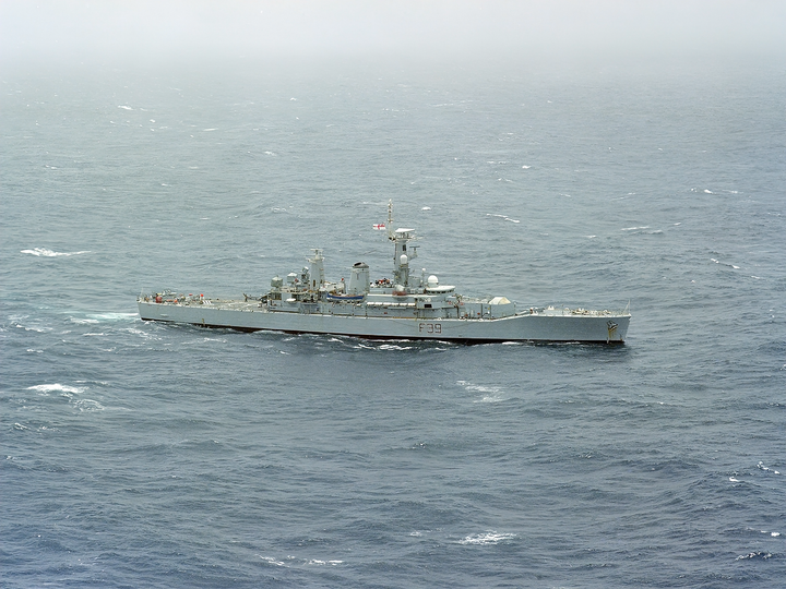 HMS Naiad F39 Leander Class Frigate 1981 to 1982 Photo Print - Posters, Prints, & Visual Artwork - by Hampshire Prints (image 1 of 9)