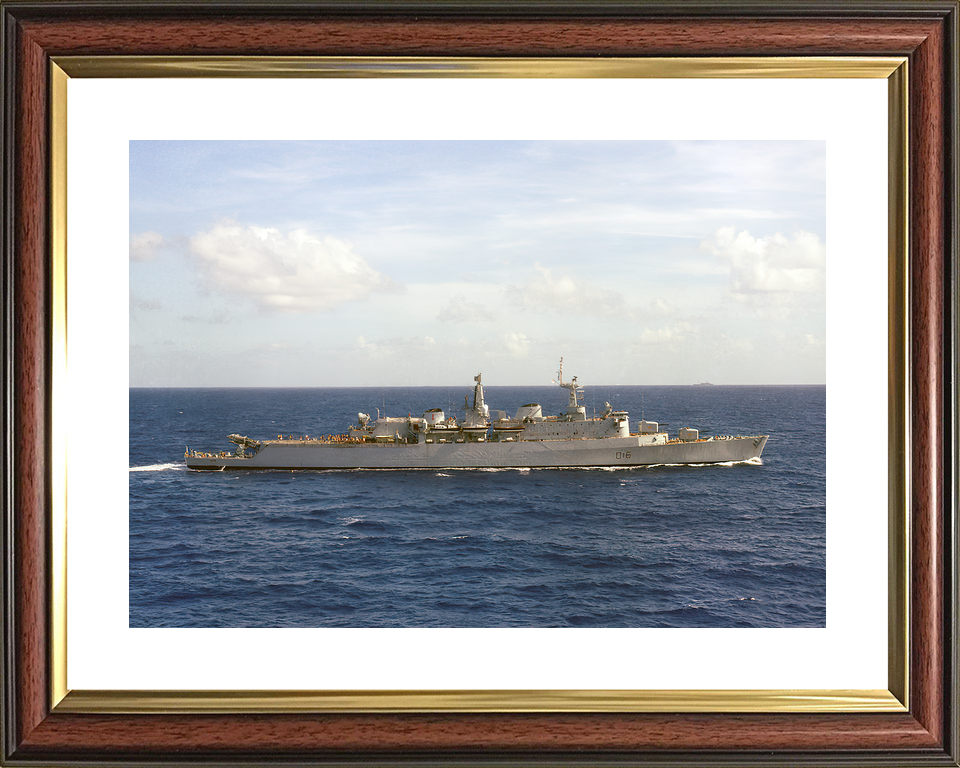 HMS London D16 County Class Destroyer 1981 Starboard Beam View Photo Print - Posters, Prints, & Visual Artwork - by Hampshire Prints (image 8 of 9)