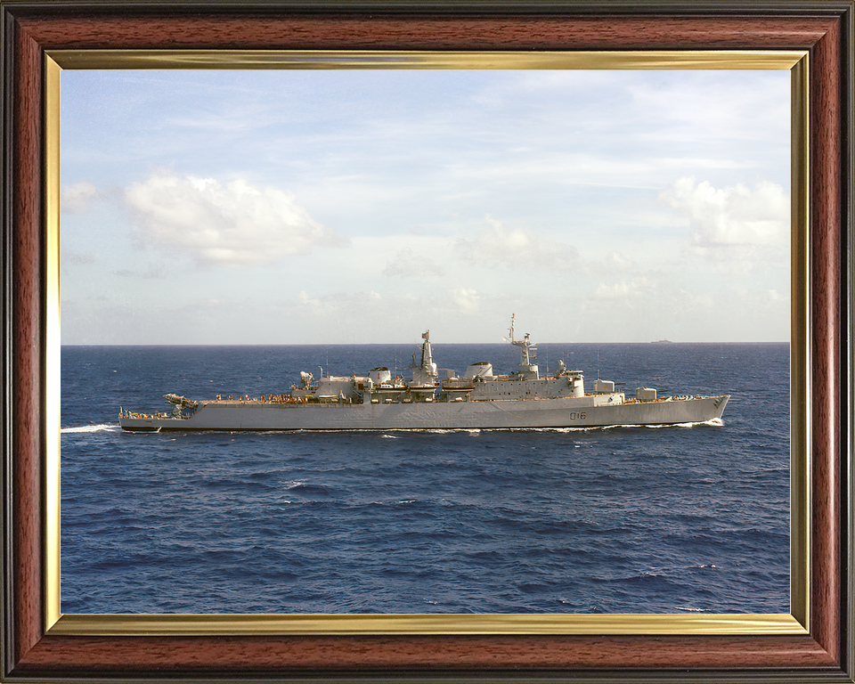 HMS London D16 County Class Destroyer 1981 Starboard Beam View Photo Print - Posters, Prints, & Visual Artwork - by Hampshire Prints (image 9 of 9)