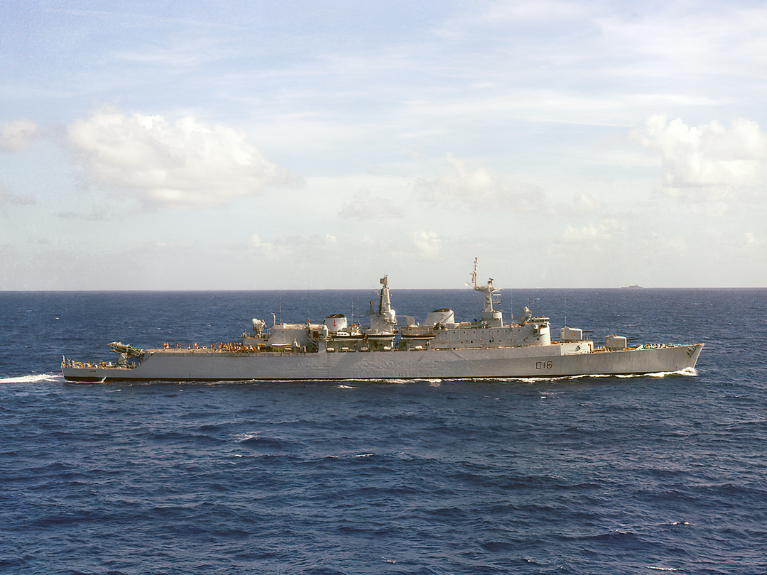 HMS London D16 County Class Destroyer 1981 Starboard Beam View Photo Print - Posters, Prints, & Visual Artwork - by Hampshire Prints (image 1 of 9)
