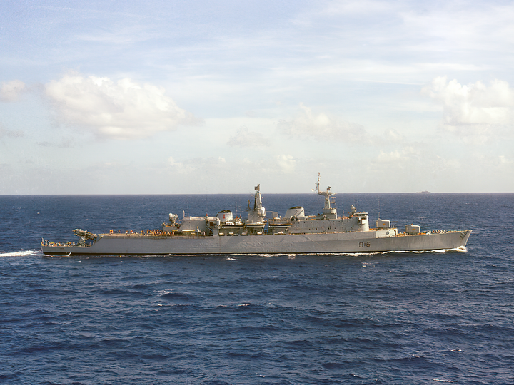 HMS London D16 County Class Destroyer 1981 Starboard Beam View Photo Print - Posters, Prints, & Visual Artwork - by Hampshire Prints (image 1 of 9)