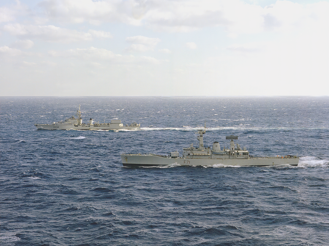 HMS Scylla F71 Leander Class Frigate November 1979 Photo Print - Posters, Prints, & Visual Artwork - by Hampshire Prints (image 1 of 9)