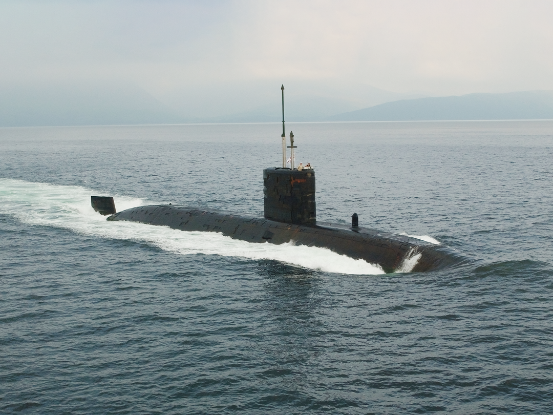 HMS Splendid S106 Swiftsure Class Submarine 2003 Starboard