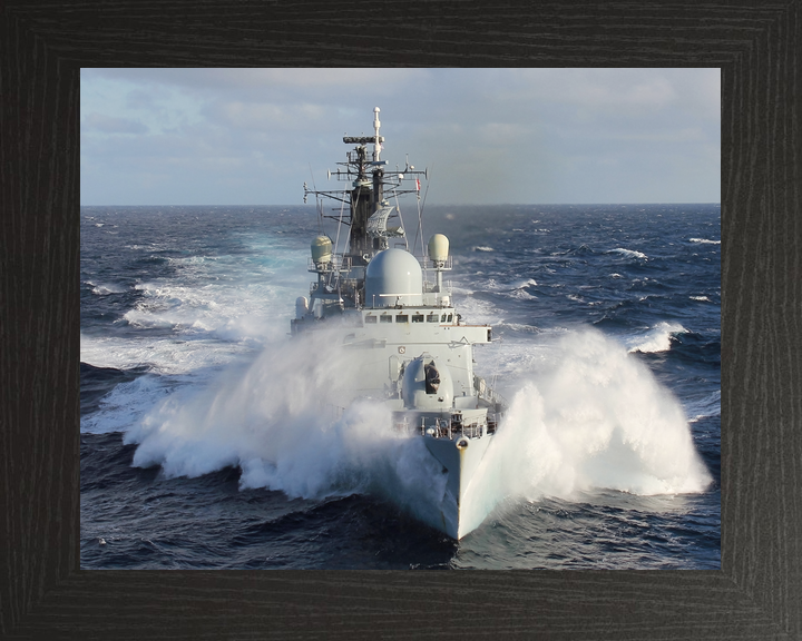 HMS Liverpool D92 Type 42 Destroyer 2012 In Rough Sea Photo Print - Posters, Prints, & Visual Artwork - by Hampshire Prints (image 3 of 9)