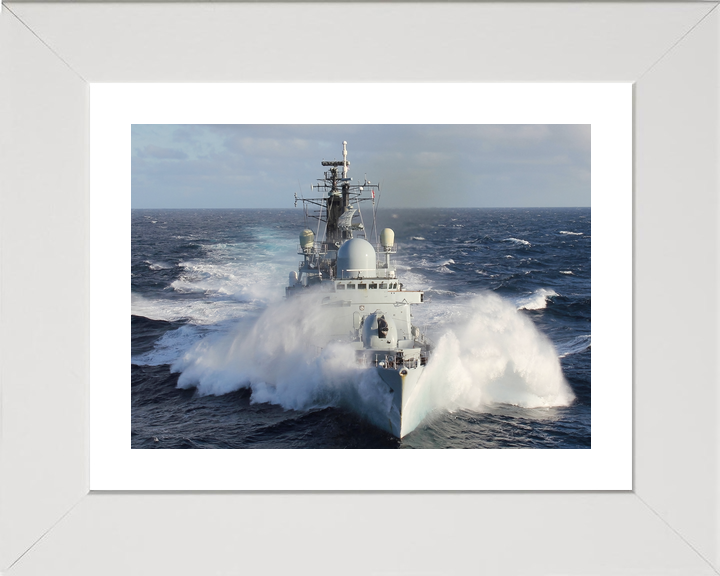 HMS Liverpool D92 Type 42 Destroyer 2012 In Rough Sea Photo Print - Posters, Prints, & Visual Artwork - by Hampshire Prints (image 4 of 9)