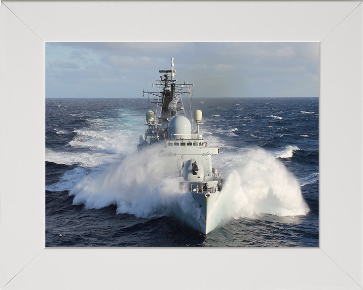 HMS Liverpool D92 Type 42 Destroyer 2012 In Rough Sea Photo Print - Posters, Prints, & Visual Artwork - by Hampshire Prints (image 5 of 9)