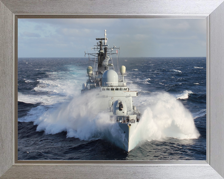 HMS Liverpool D92 Type 42 Destroyer 2012 In Rough Sea Photo Print - Posters, Prints, & Visual Artwork - by Hampshire Prints (image 7 of 9)
