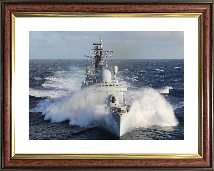 HMS Liverpool D92 Type 42 Destroyer 2012 In Rough Sea Photo Print - Posters, Prints, & Visual Artwork - by Hampshire Prints (image 8 of 9)