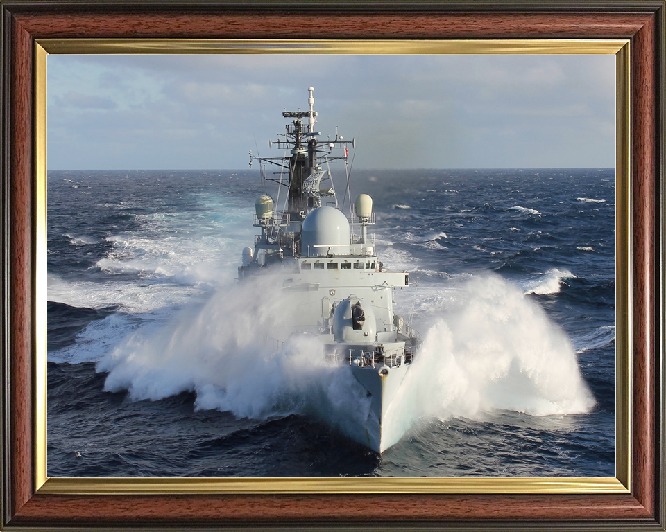 HMS Liverpool D92 Type 42 Destroyer 2012 In Rough Sea Photo Print - Posters, Prints, & Visual Artwork - by Hampshire Prints (image 9 of 9)