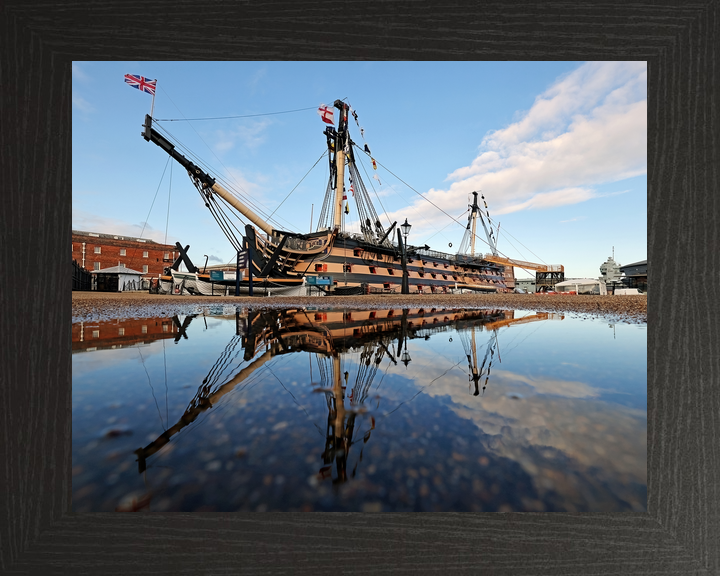 HMS Victory Flagship October 2021 Photo Print - Posters, Prints, & Visual Artwork - by Hampshire Prints (image 3 of 9)