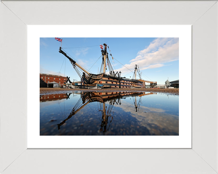 HMS Victory Flagship October 2021 Photo Print - Posters, Prints, & Visual Artwork - by Hampshire Prints (image 4 of 9)