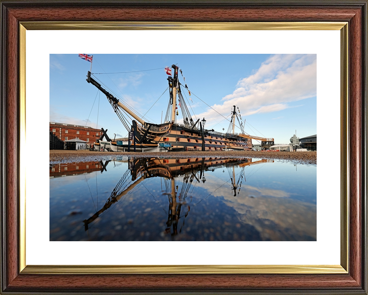 HMS Victory Flagship October 2021 Photo Print - Posters, Prints, & Visual Artwork - by Hampshire Prints (image 8 of 9)