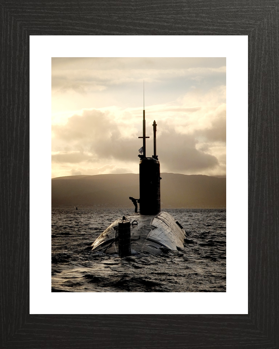 HMS Sceptre S104 Swiftsure Class Submarine Portrait