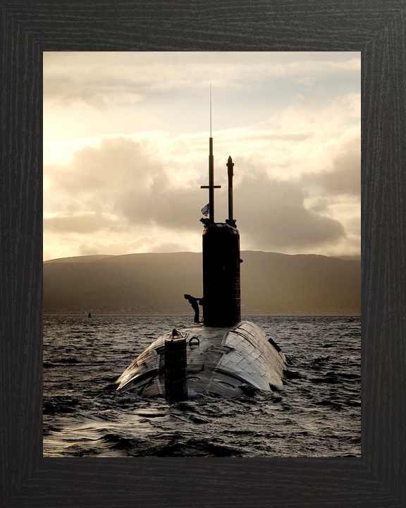 HMS Sceptre S104 Swiftsure Class Submarine Portrait