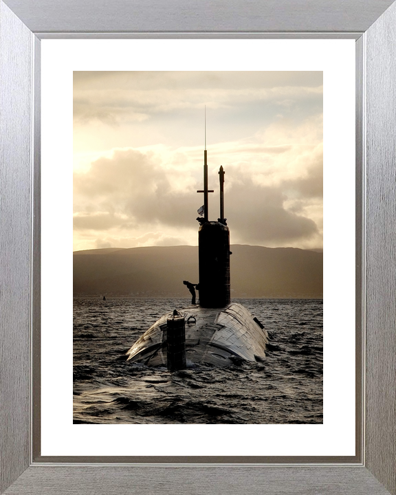 HMS Sceptre S104 Swiftsure Class Submarine Portrait