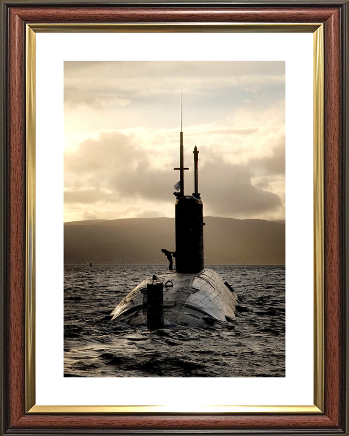 HMS Sceptre S104 Swiftsure Class Submarine Portrait