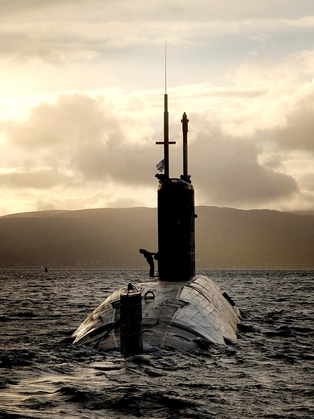 HMS Sceptre S104 Swiftsure Class Submarine Portrait